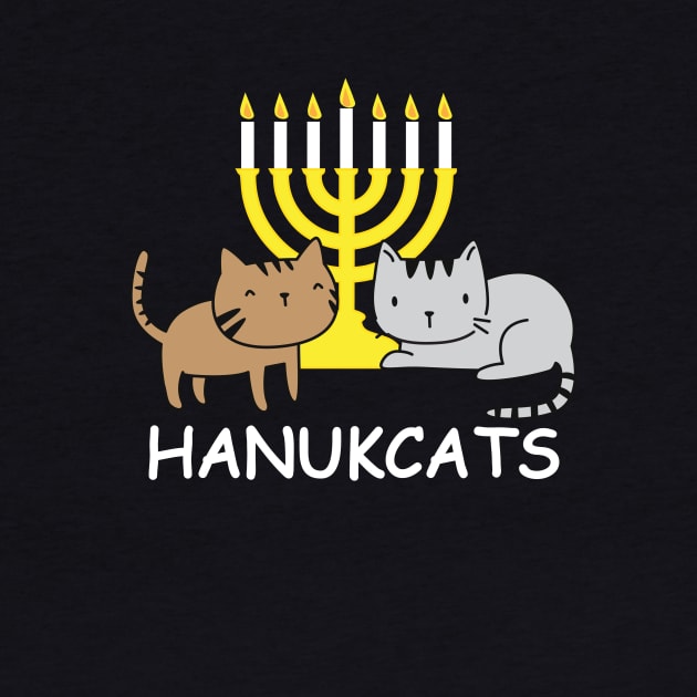 Happy Hanukkah - Hanukcats! Funny Cat lover Hannukah gifts by teemaniac